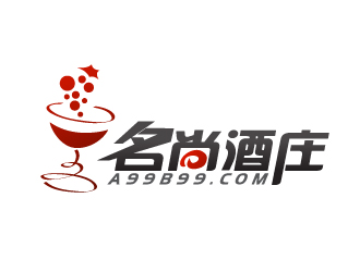 曉熹的名尚酒莊進口紅酒logo設(shè)計