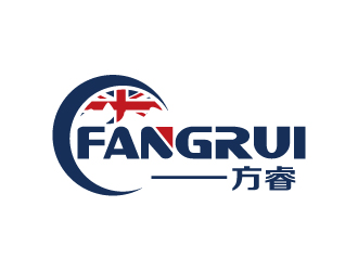 上海方睿因私出入境服務有限公司logo設(shè)計