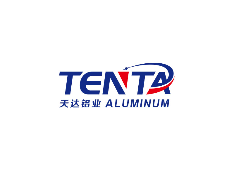朱紅娟的天達鋁業(yè)    Tenta Aluminumlogo設(shè)計