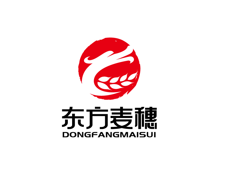 張俊的白酒品牌，東方麥穗logo設(shè)計