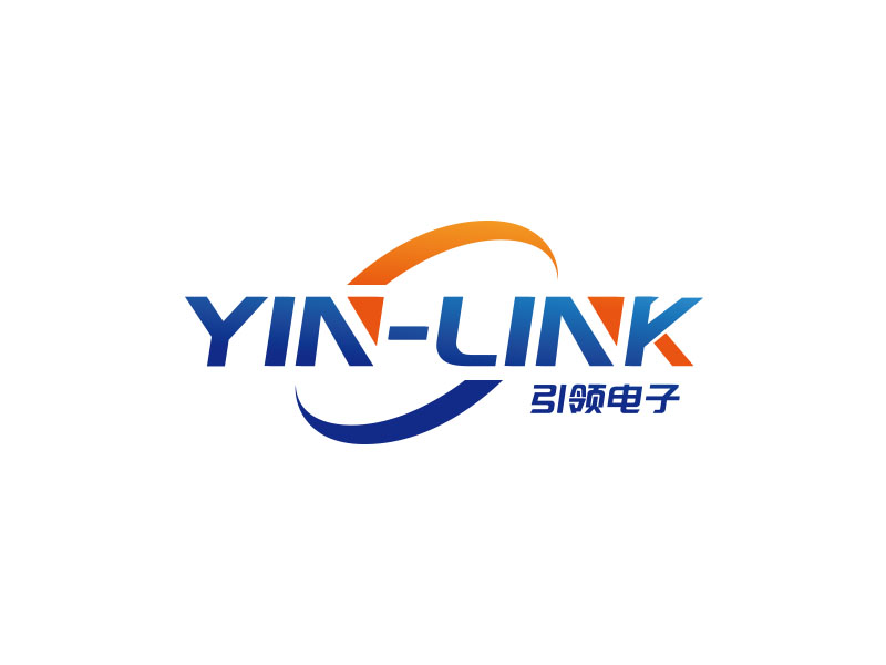 朱紅娟的引領(lǐng)電子/Yin-Link Electroniclogo設(shè)計(jì)