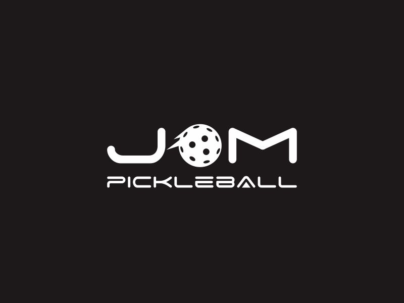 何嘉健的JOM PICKLEBALLlogo設計