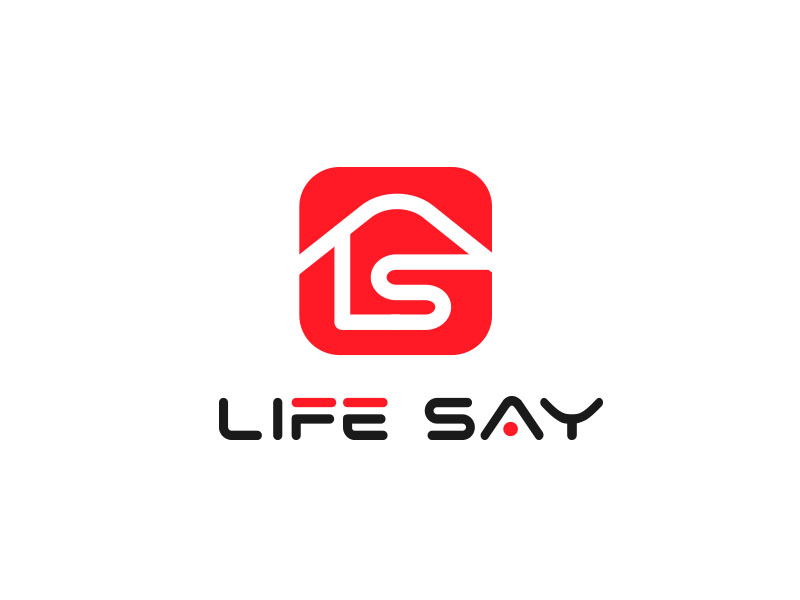 朱紅娟的life say /  LIFE SAYlogo設計