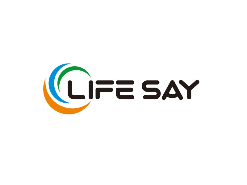 譚家強的life say /  LIFE SAYlogo設計