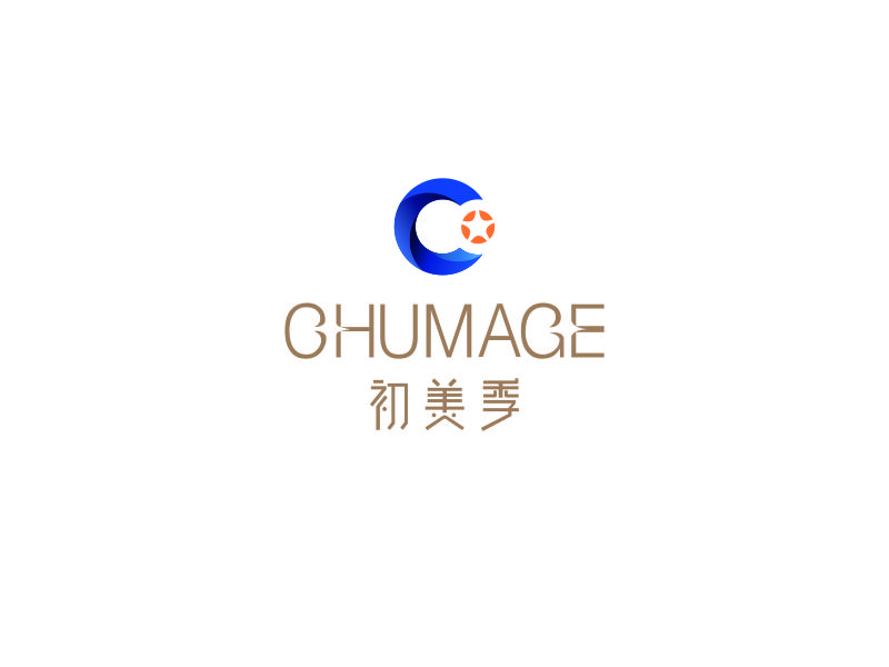 向紅的chumage(初美季)logo設(shè)計