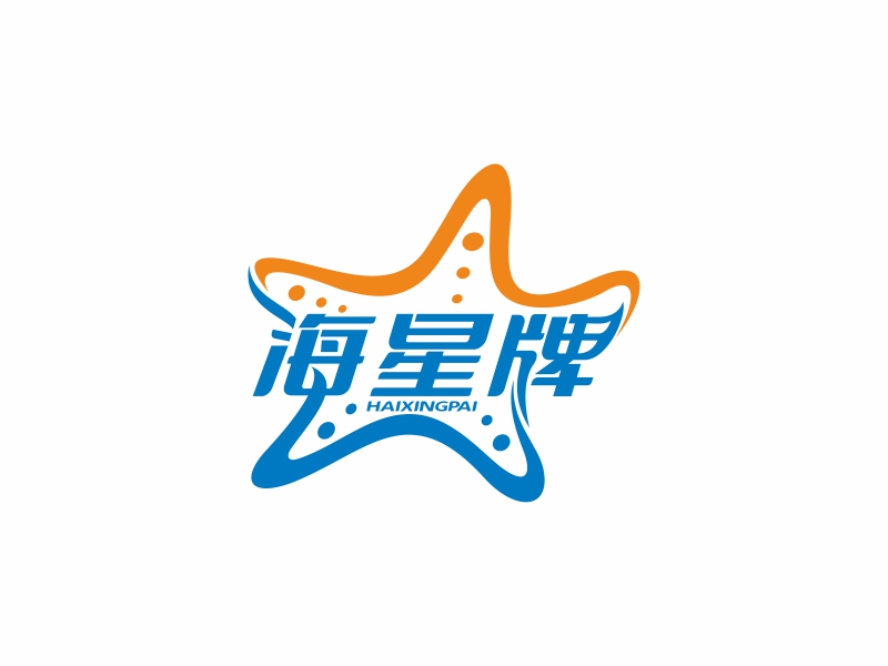泳池清潔機(jī)器人公司旗下的海星品牌logo設(shè)計(jì)