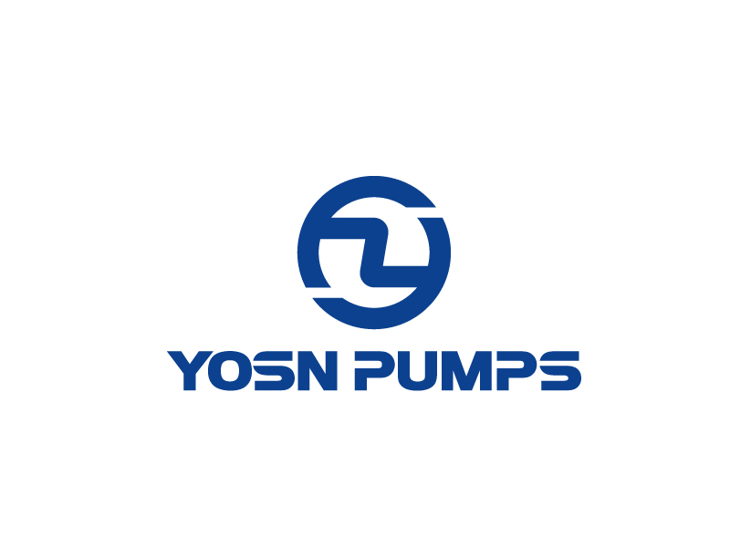 張俊的用YOSN PUMPS字母，涌順泵業(yè)結(jié)合設(shè)計。也可以不用中文logo設(shè)計