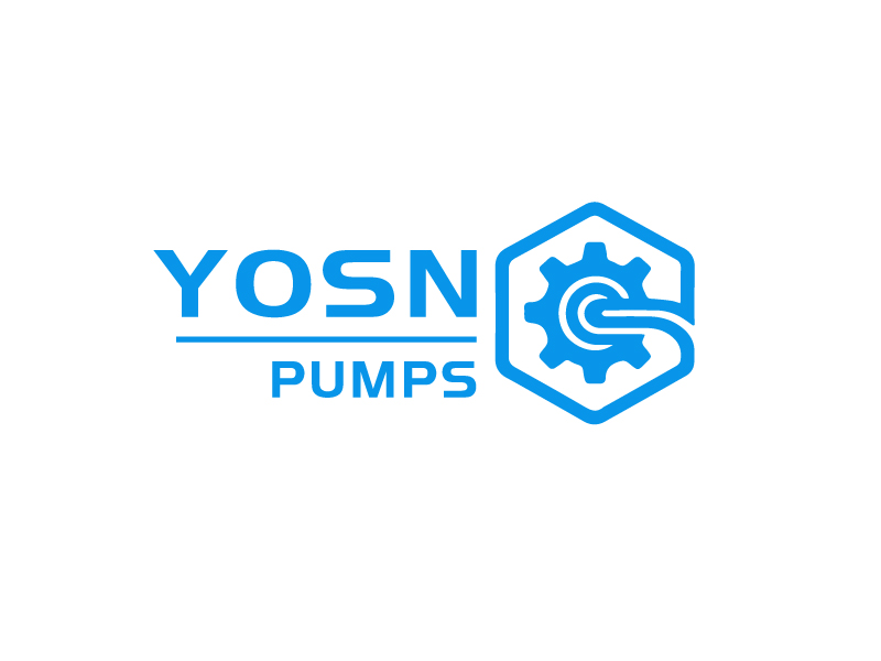 李寧的用YOSN PUMPS字母，涌順泵業(yè)結(jié)合設(shè)計。也可以不用中文logo設(shè)計